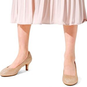 (1-1521) DREAM PAIRS Women's Luvly Low Heel Sz 5.5